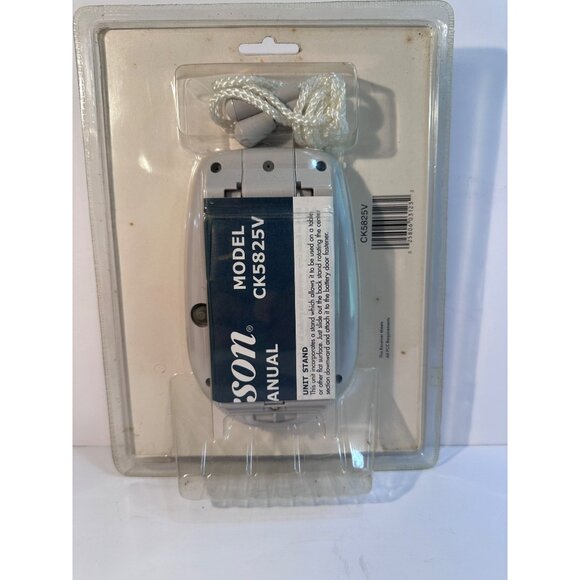 Vtg Emerson CK5825V All Weather AM/FM Radio Digital Clock Hang Cord Batteries - Picture 4 of 5